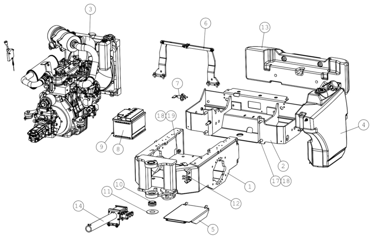 DIESEL ENGINE ASSEMB