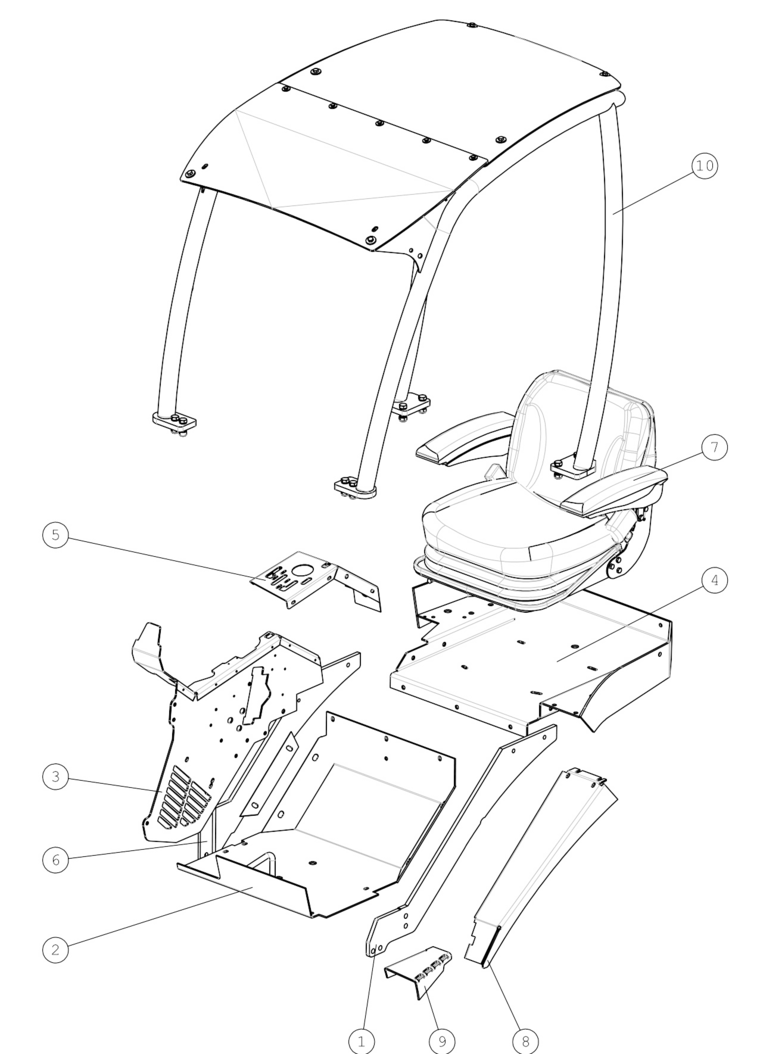 SEAT, FULL SUSPENSIO